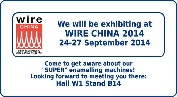 SICME Italiaimpianti MC S.r.l. at Wire China 2014 SICME Italiaimpianti MC S.r.l. at Wire China 2014
