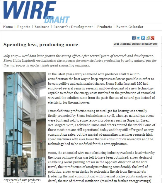 WIRE DRAHT article WIRE DRAHT article